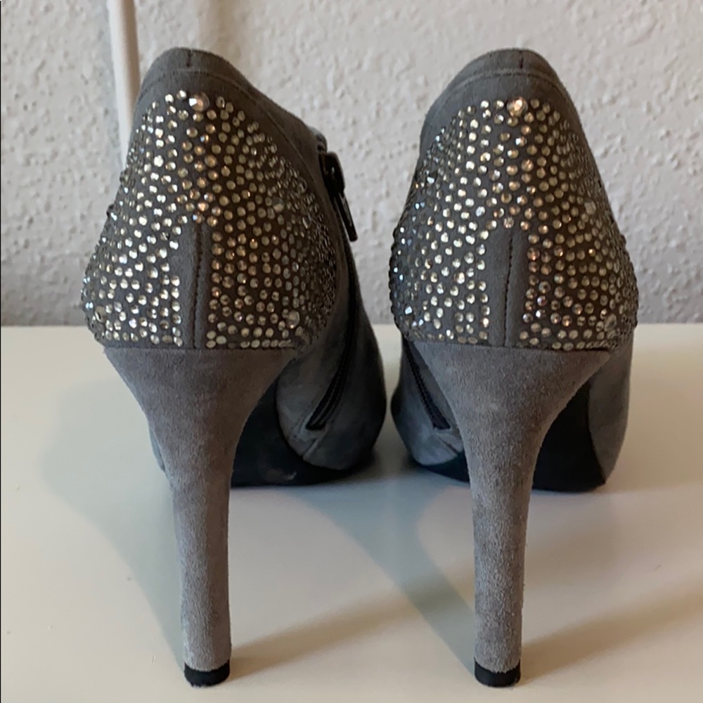 Antonio melani booties with crystal heal